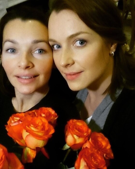 Светлана Антонова с сестрой.
