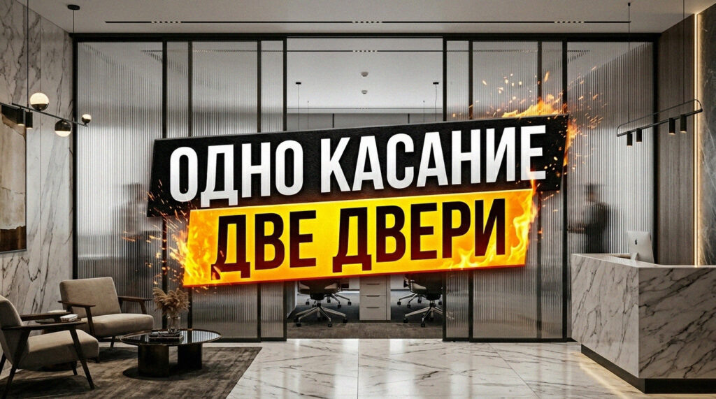    Схема работы и устройство системы синхронного открывания межкомнатных дверей. GarderobSystem