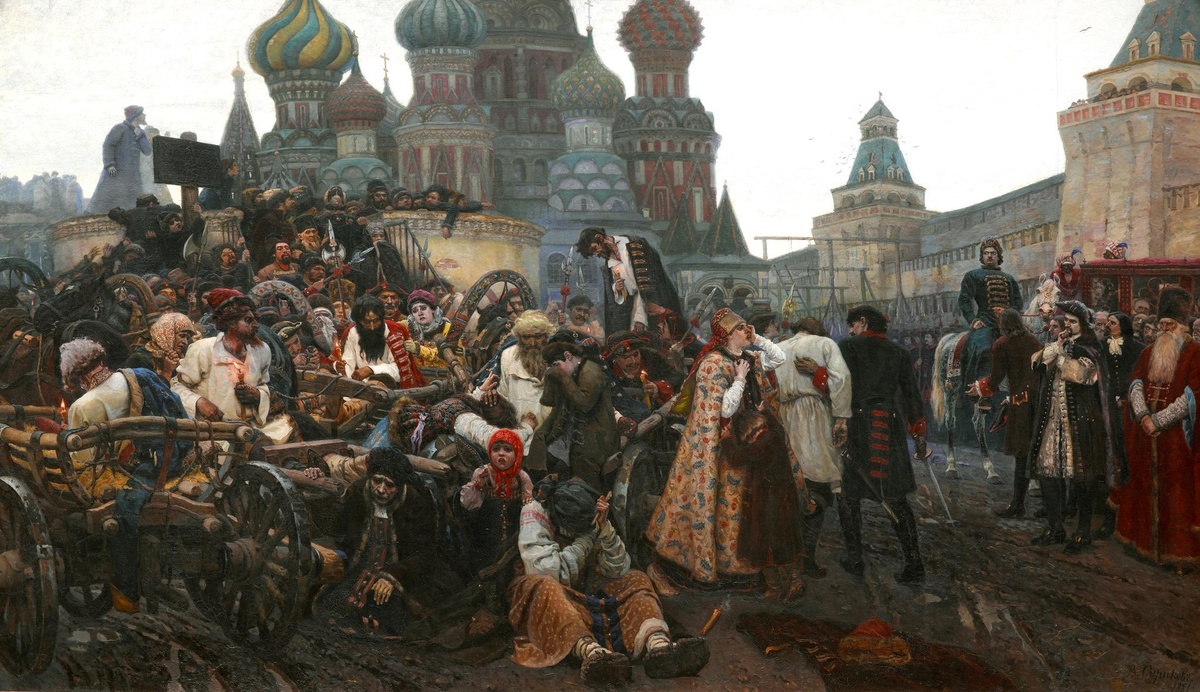 Василий Суриков "Утро стрелецкой казни".