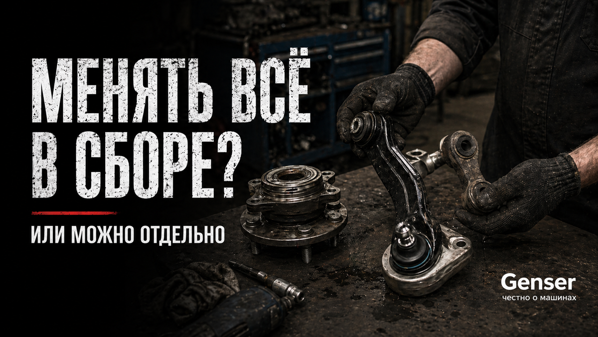 Иногда сайлентблок можно заменить отдельно. Но если рычаг уставший целиком, экономия живёт недолго