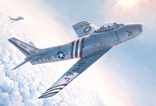 North American F-86 «Sabre» в Корее.