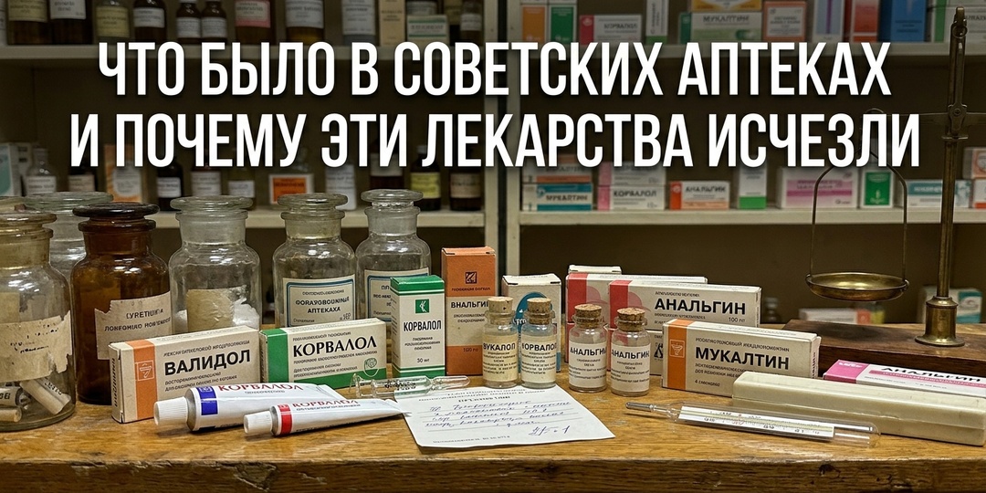 Что было в советских аптеках — и почему эти лекарства пропали