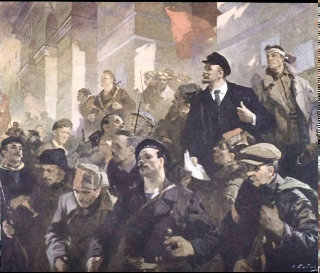 Николай Бабасюк. «Первый день советской власти». 1977