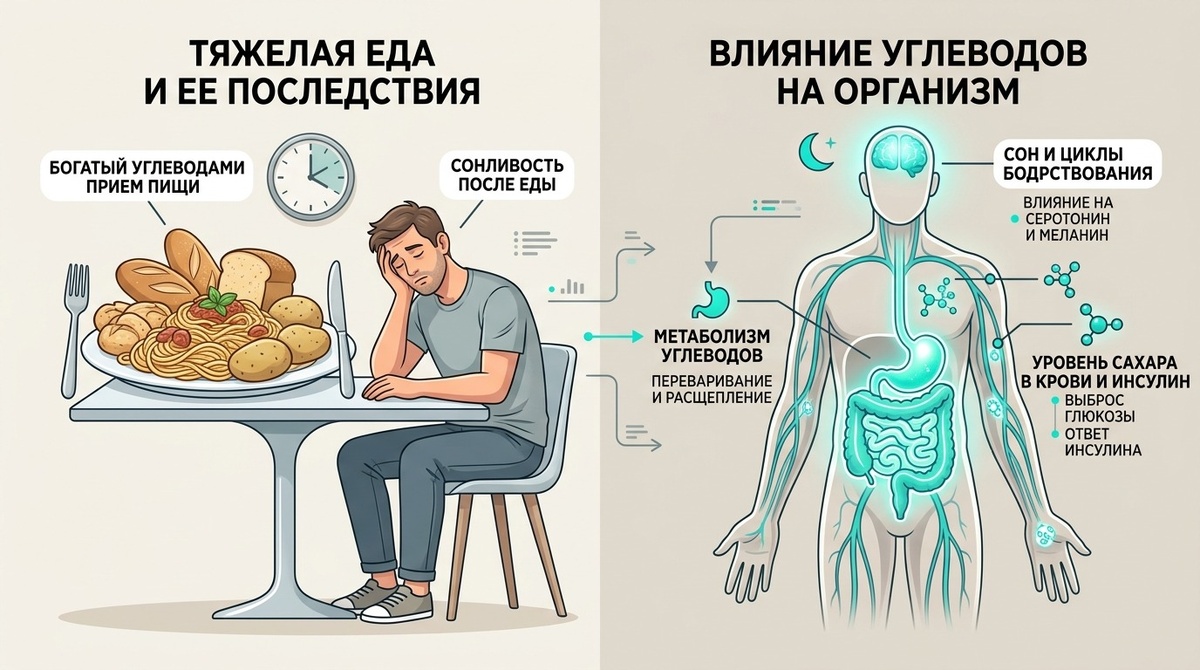 Если после еды вас клонит в сон регулярно, попробуйте семь дней понаблюдать за собой.