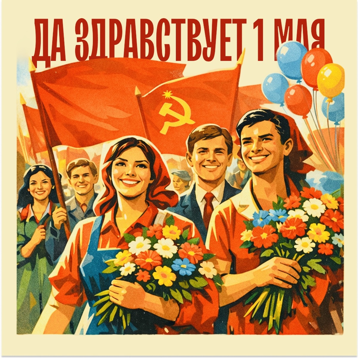 «Только шар воздушный 
Часто снится мне 
Как шагали дружно 
Мы в большой стране» 
