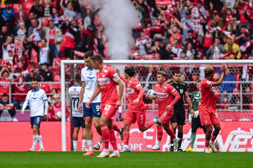    В первом круге «Спартак» одержал победу со счетом 2:1 Сайт ПФК "Крылья Советов"