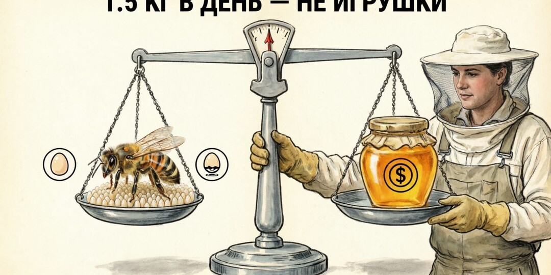 Взяток 1.5 кг — это максимум. Как тут работать с маткой и не остаться без мёда? Кашковский отвечает