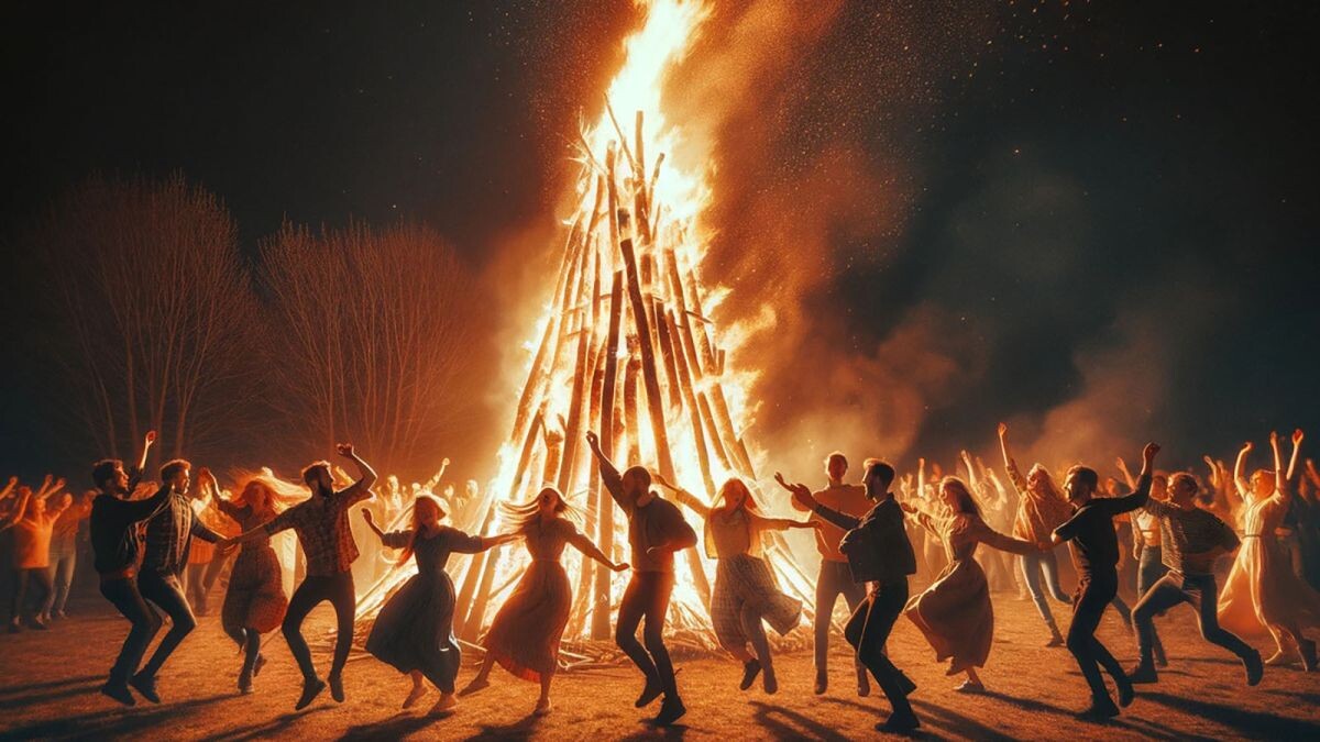 Костры Бельтайна. Источник: Яндекс картинки из свободного доступа