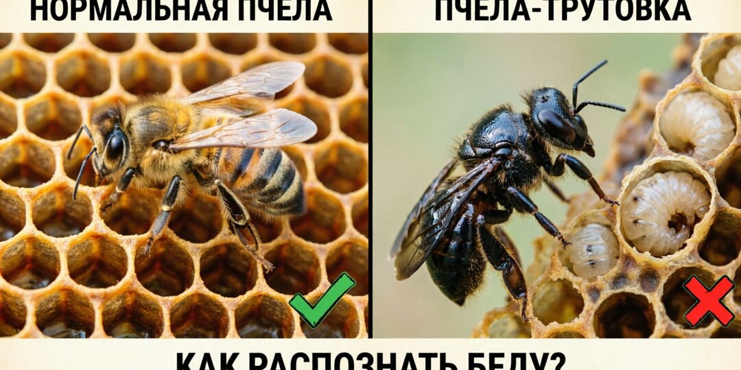 Пчёлы-трутовки: как исправить семью? | Кашковский 🐝⚠️