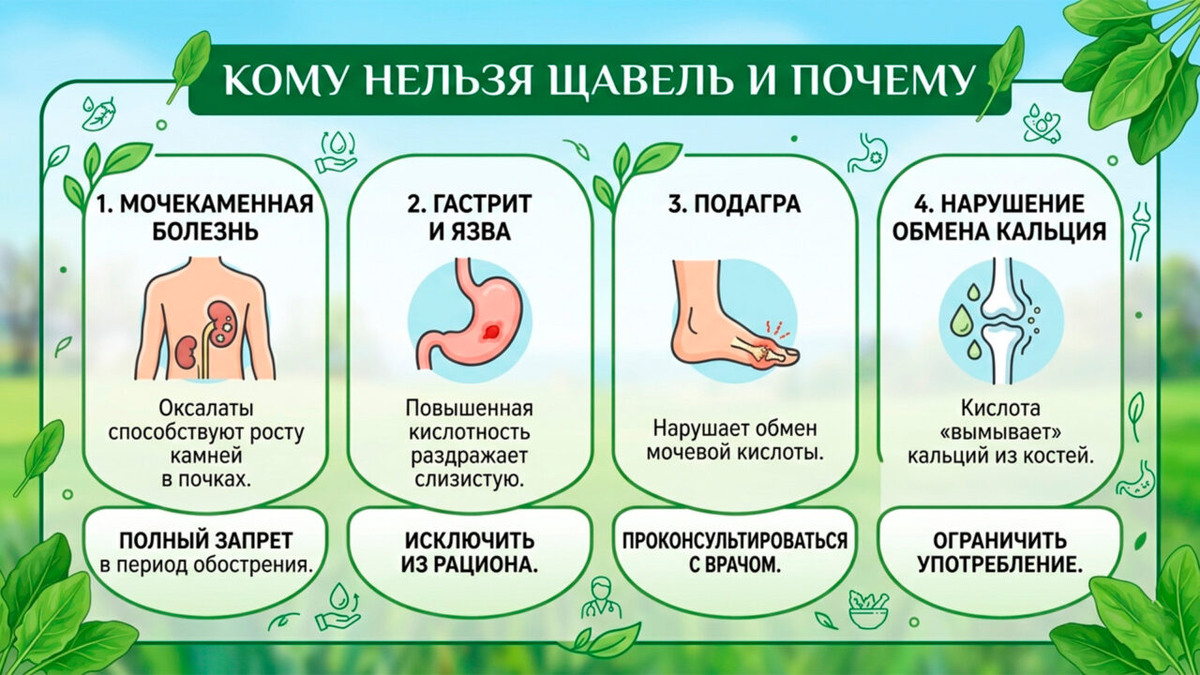Чем полезен щавель для здоровья: подробный гид по витаминам Анастасия Никандрова📷
