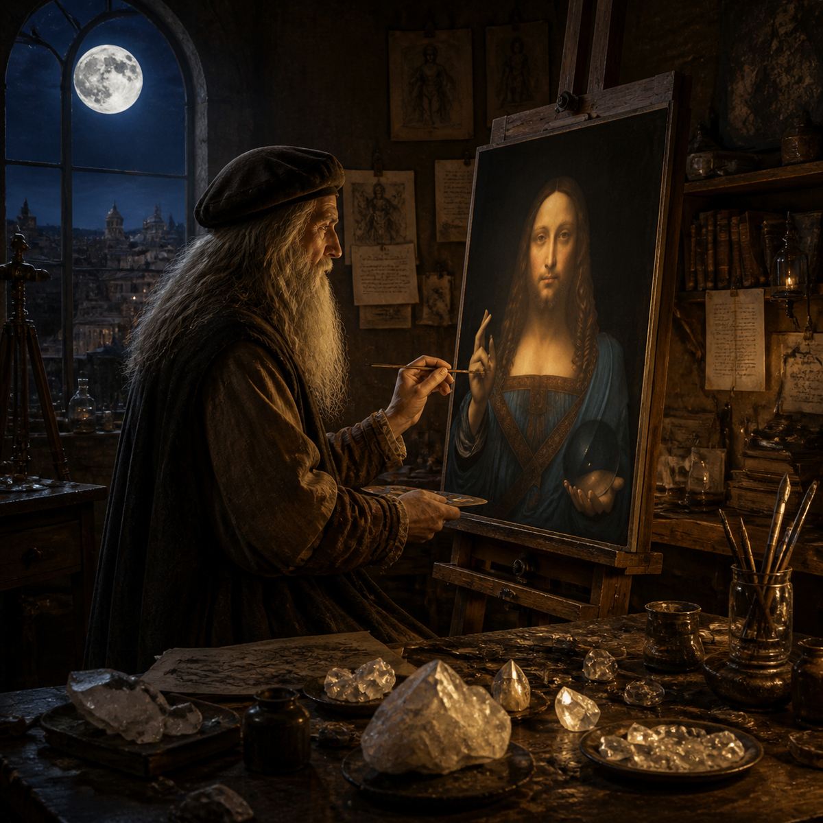 Лунная природа Иисуса в шедевре Леонардо да Винчи