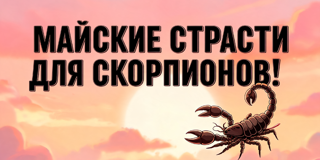 МАЙСКИЕ СТРАСТИ ДЛЯ СКОРПИОНОВ!