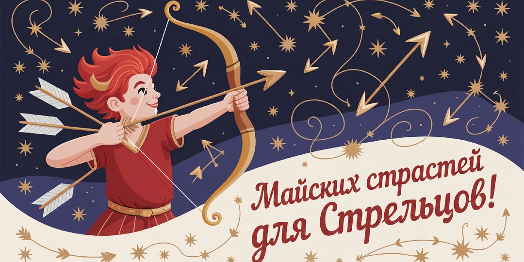 МАЙСКИЕ СТРАСТИ ДЛЯ СТРЕЛЬЦОВ!