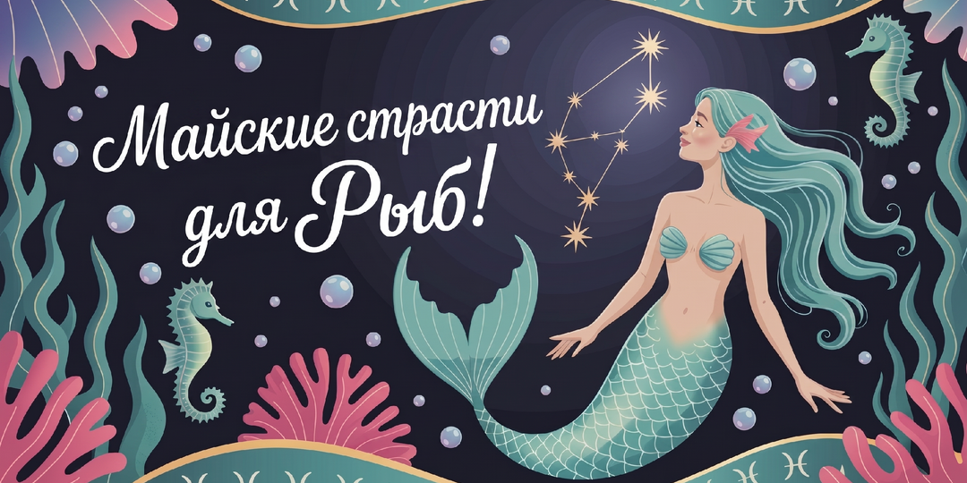 МАЙСКИЕ СТРАСТИ ДЛЯ РЫБ!