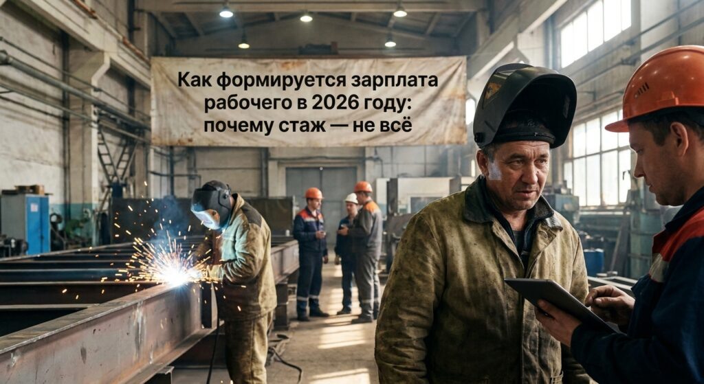    Как формируется зарплата рабочего в 2026 году: почему стаж — не всё (H1)