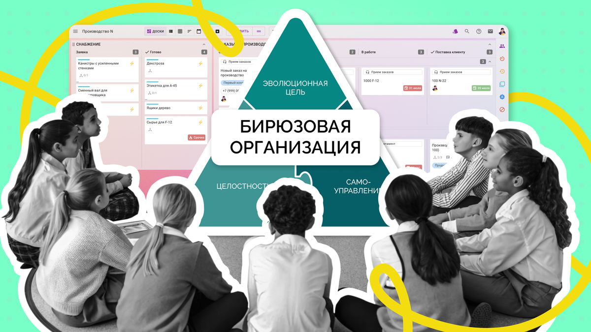 Бирюзовое управление компанией