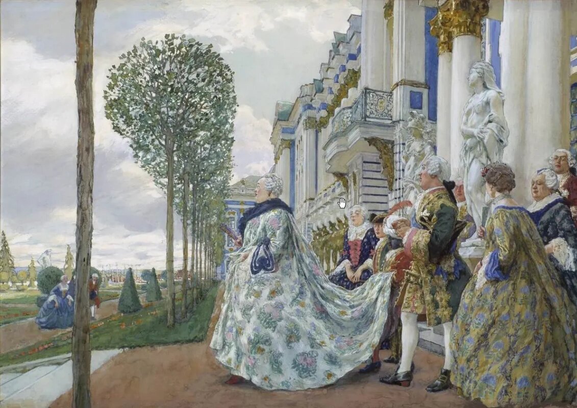 Евгений Лансере. Елизавета Петровна в Царском Селе. 1905