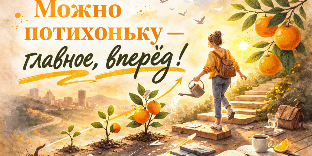 «Можно потихоньку — главное, вперёд»