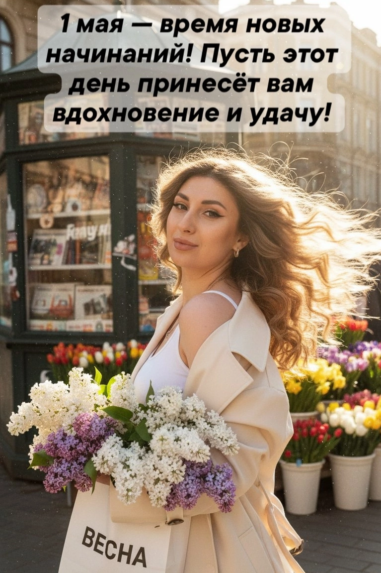 С праздником Весны и Труда!
