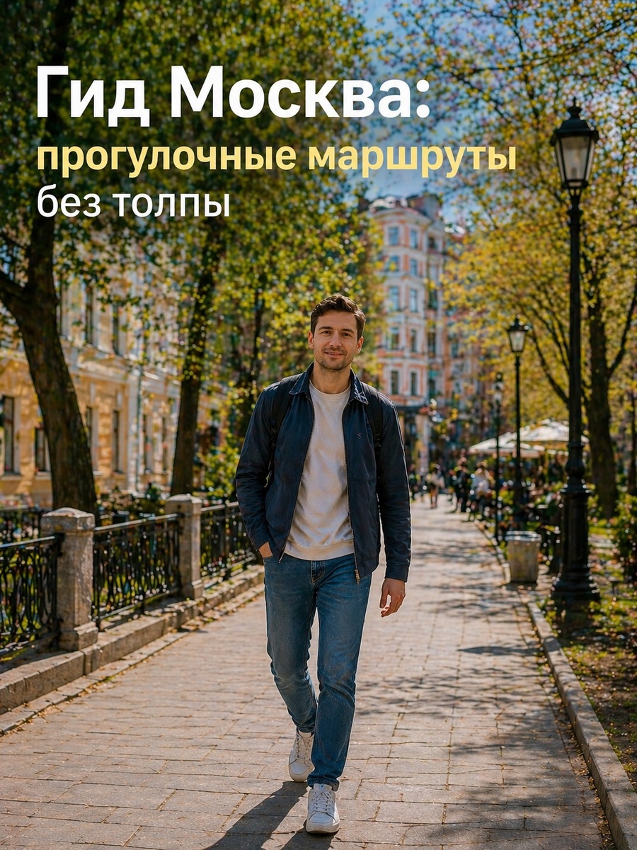 Гид Москва: прогулочные маршруты без толпы
