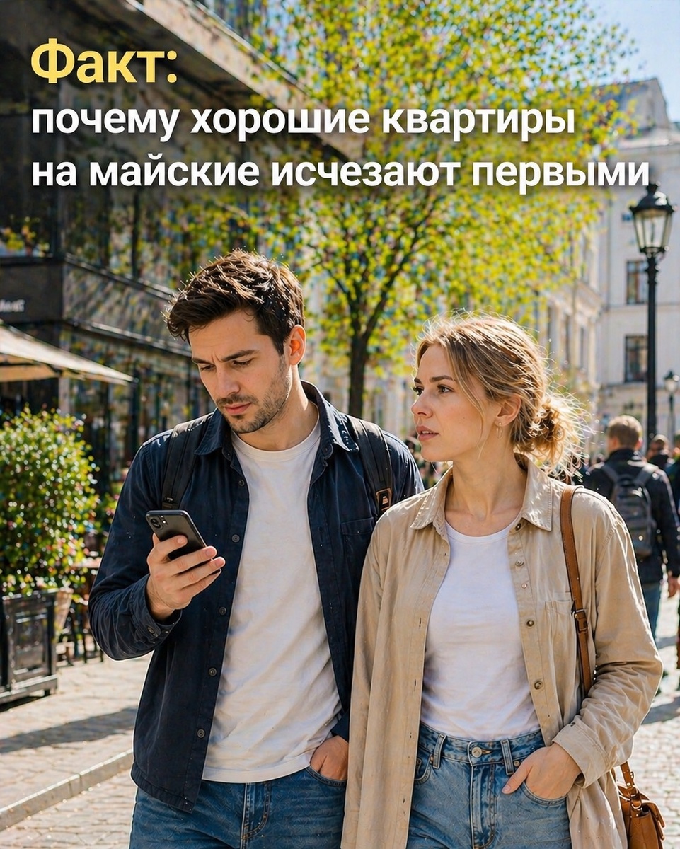 Факт: почему хорошие квартиры на майские исчезают первыми
