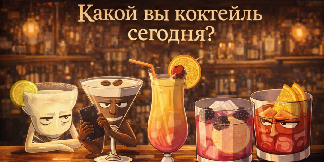 🍸 Какой коктейль вы сегодня?