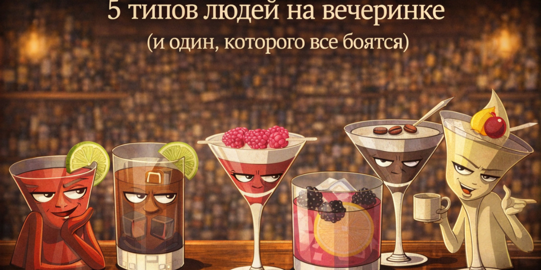 5 типов людей на вечеринке