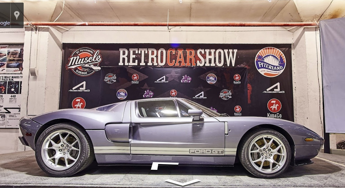 Скрин экрана, официальны сайт Retro Car Show