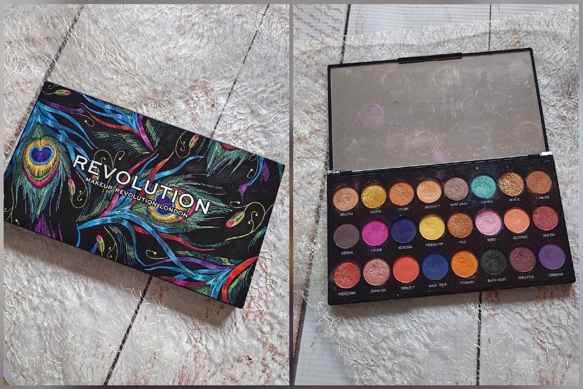 Палетка теней от бренда "Make Up Revolution" 