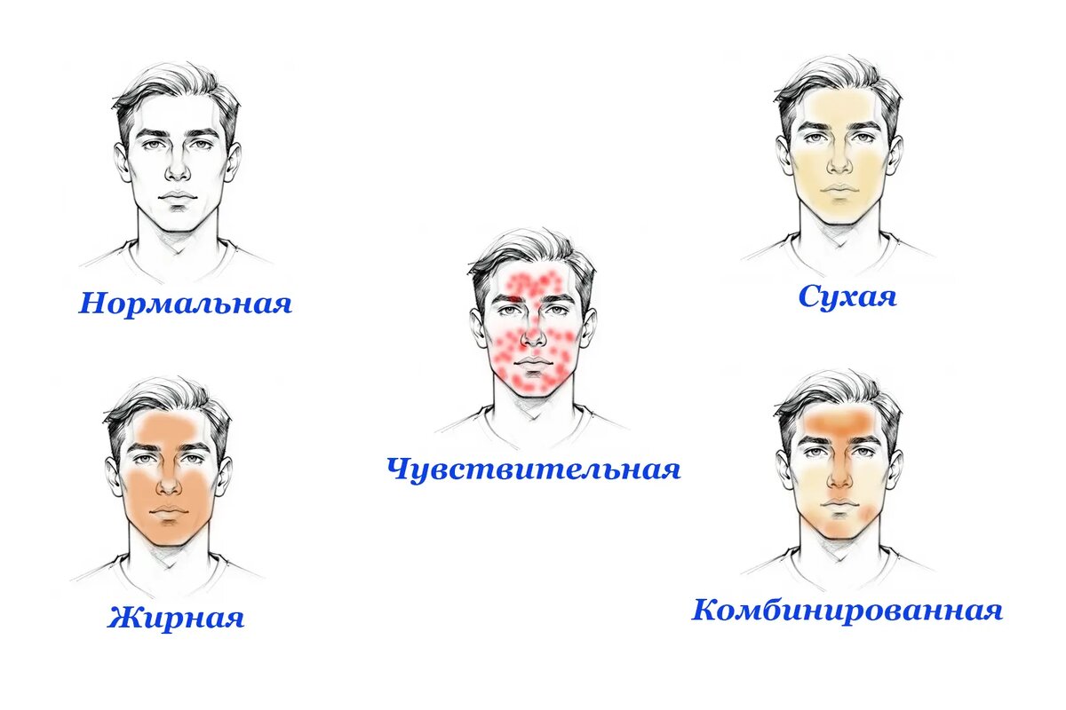  Типы кожи