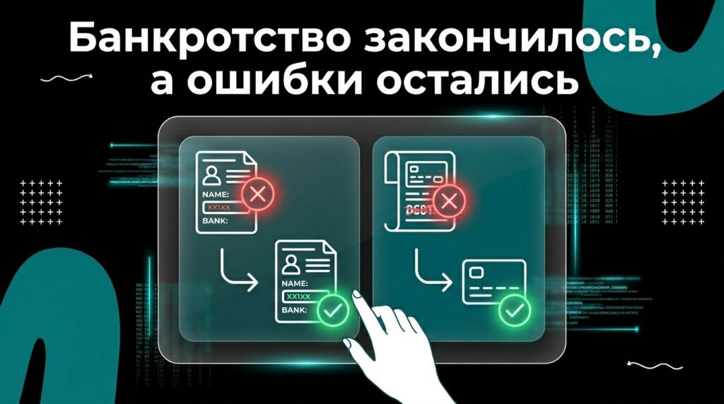   Ошибки в КИ после банкротства: пошаговый план исправления на кейсах Разбираем ошибки 1 и 2 категории в кредитной истории после банкротства. Реальные кейсы и пошаговый план законного исправления для получения ипотеки и кредитов от сервиса РИКС. Редакция РИКС