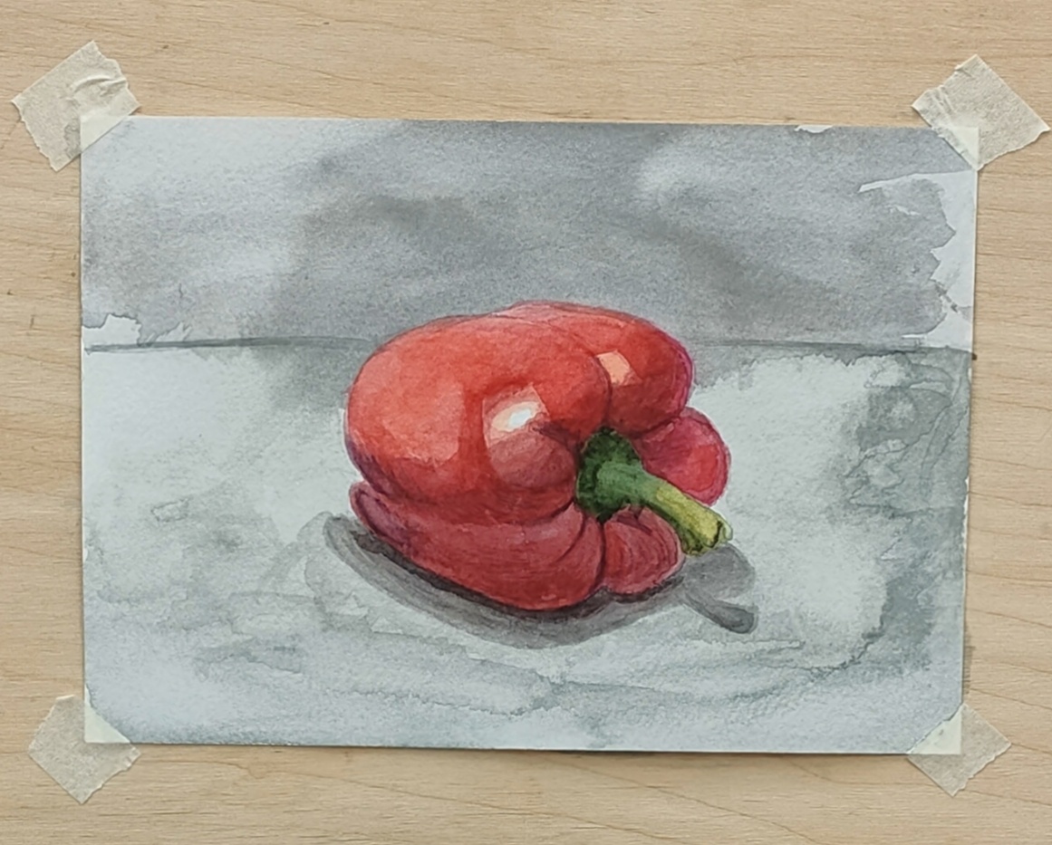 Перчик, акварель 