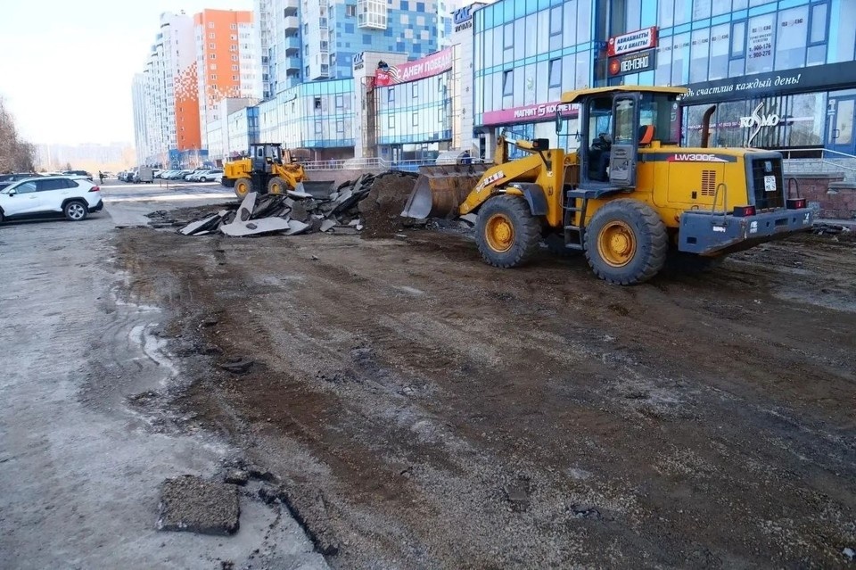    В Кемерове на проезде Притомского проспекта работы начались раньше срока.