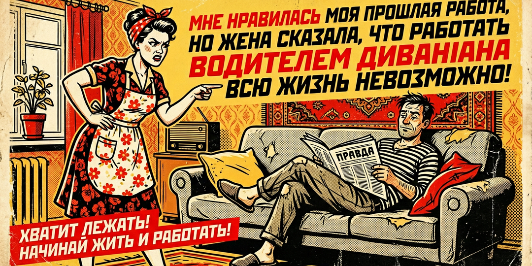 Жена сказала, что работать водителем всю жизнь невозможно