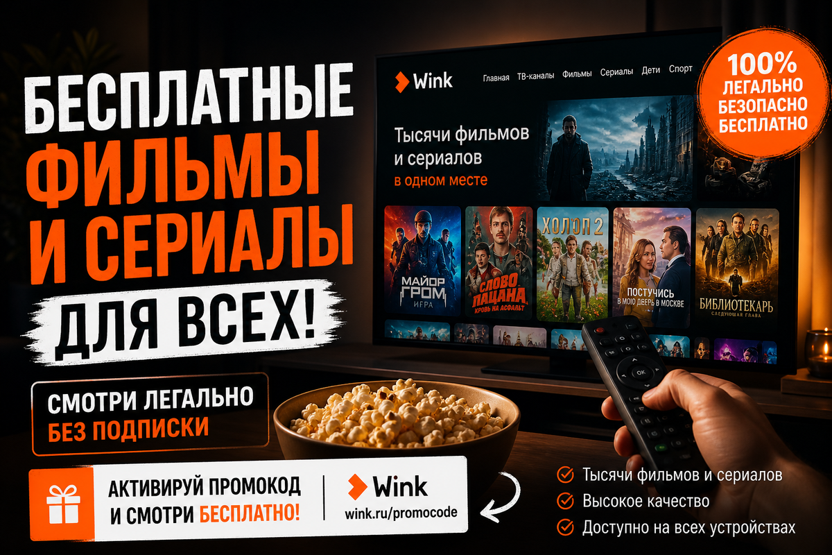 🔥 Бесплатные фильмы и сериалы для ВСЕХ!