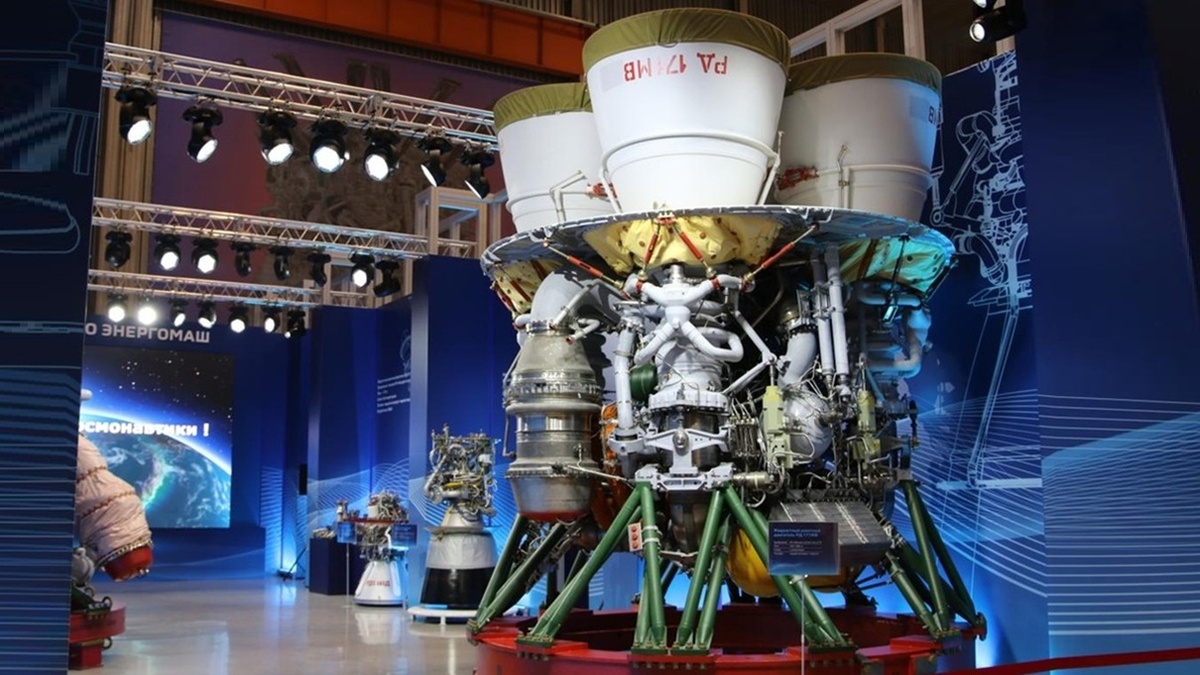 На фотографии: РД-171МВ – российский самый мощный жидкостный ракетный двигатель в мире. Источник фото: https://dzen.ru/a/aQHgTLeixXl2SouU. Достижения России в космосе за 2016-2026 годы (факты)