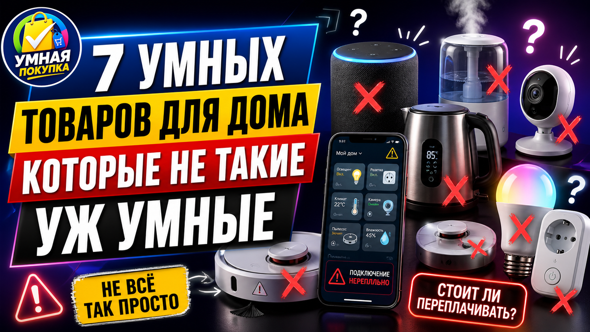 7 “умных” товаров для дома, которые на деле не такие уж умные
