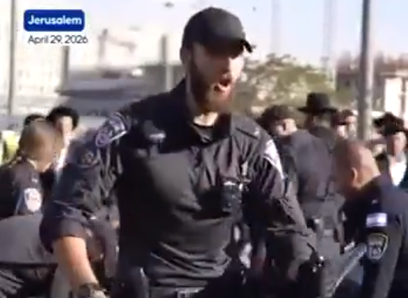 Скриншот с разгона протестов