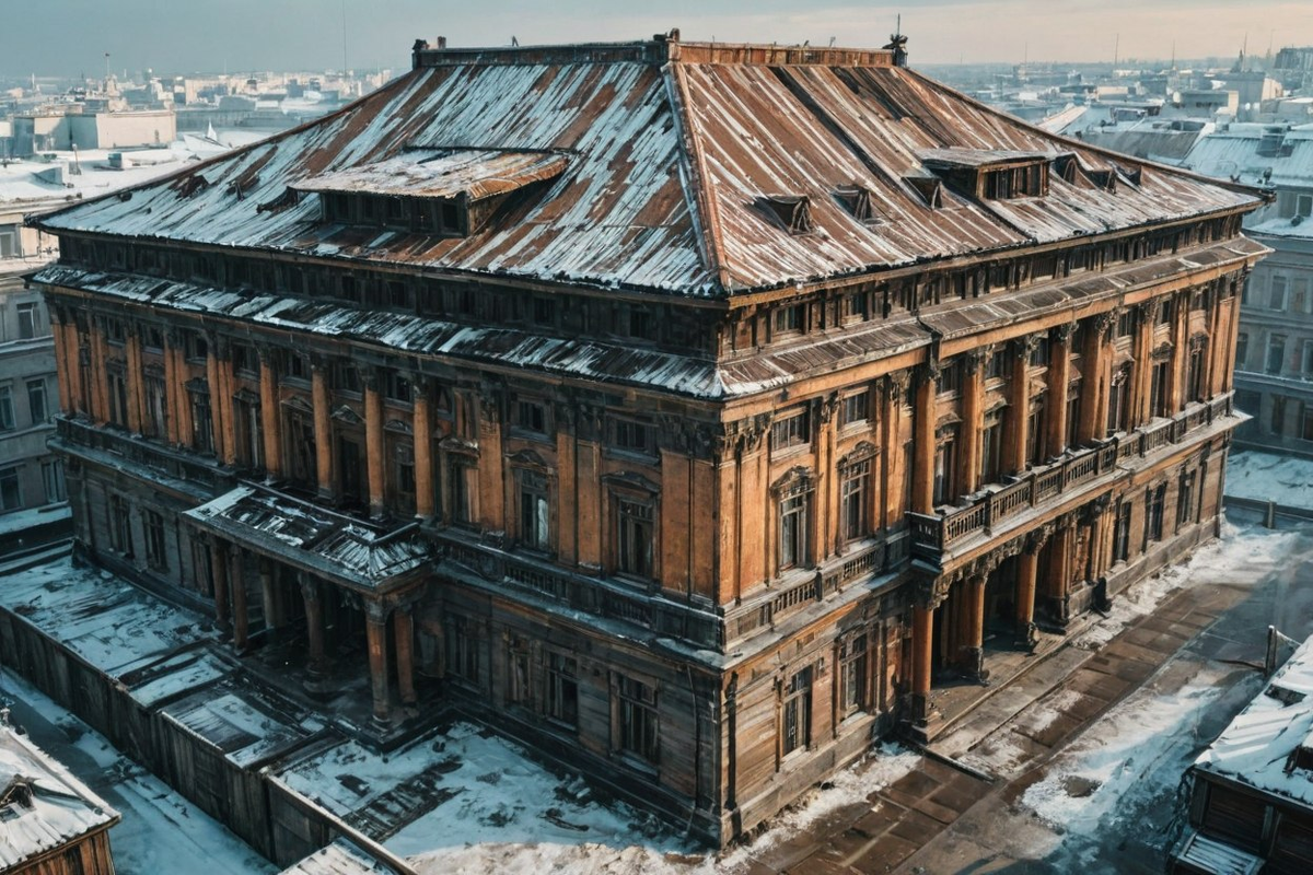 Сельский отдел глазами ИИ