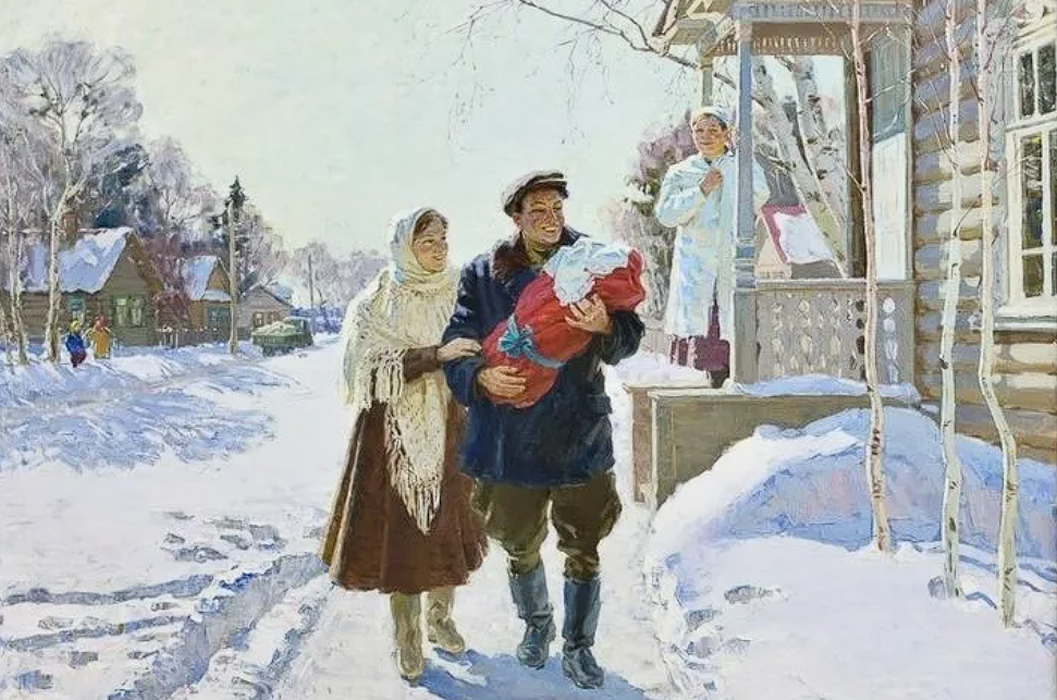 Сидоров Валентин "Мартовская капель" 1960