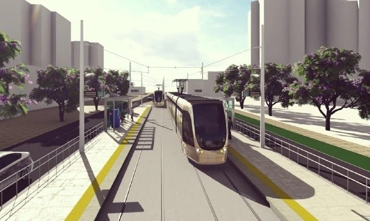 Рендер перспективной трамвайной линии Лиссабона. Источник: Metropolitano de Lisboa