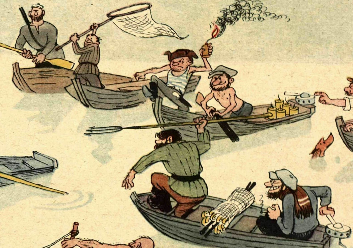 Художник В.Чижиков журнал "Крокодил" №21 1961