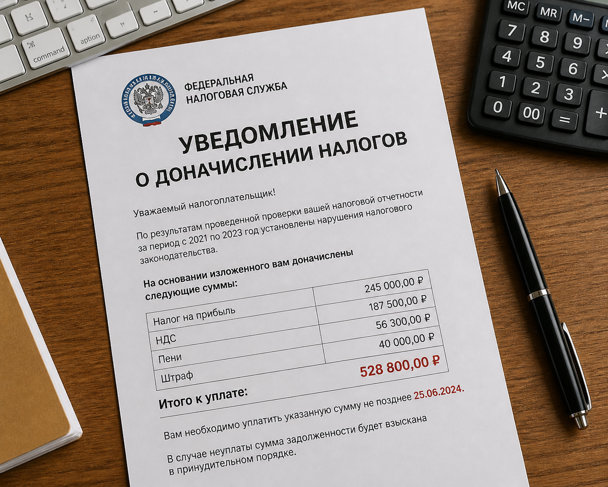 налоговая доначислила налоги что делать