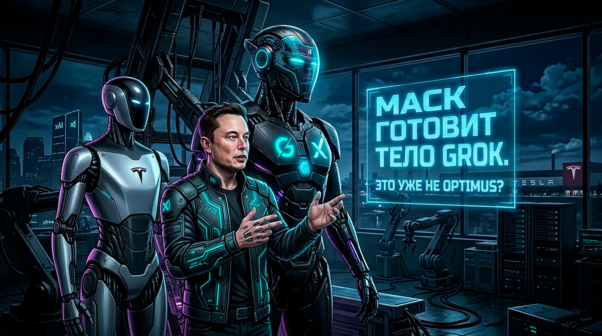 Маск готовит физическое тело для Grok