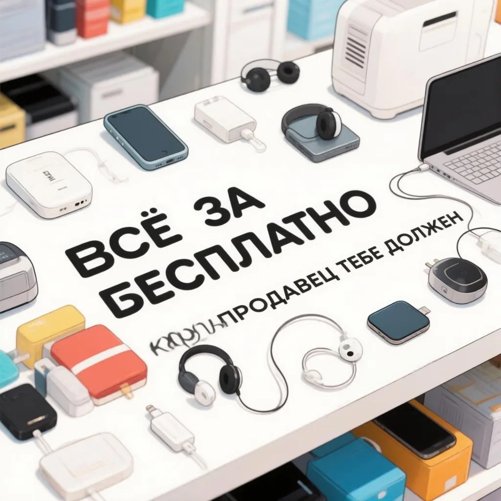 Когда продавец тебе должен. Изображение созданно в МАХ с помощью ГигаЧат 