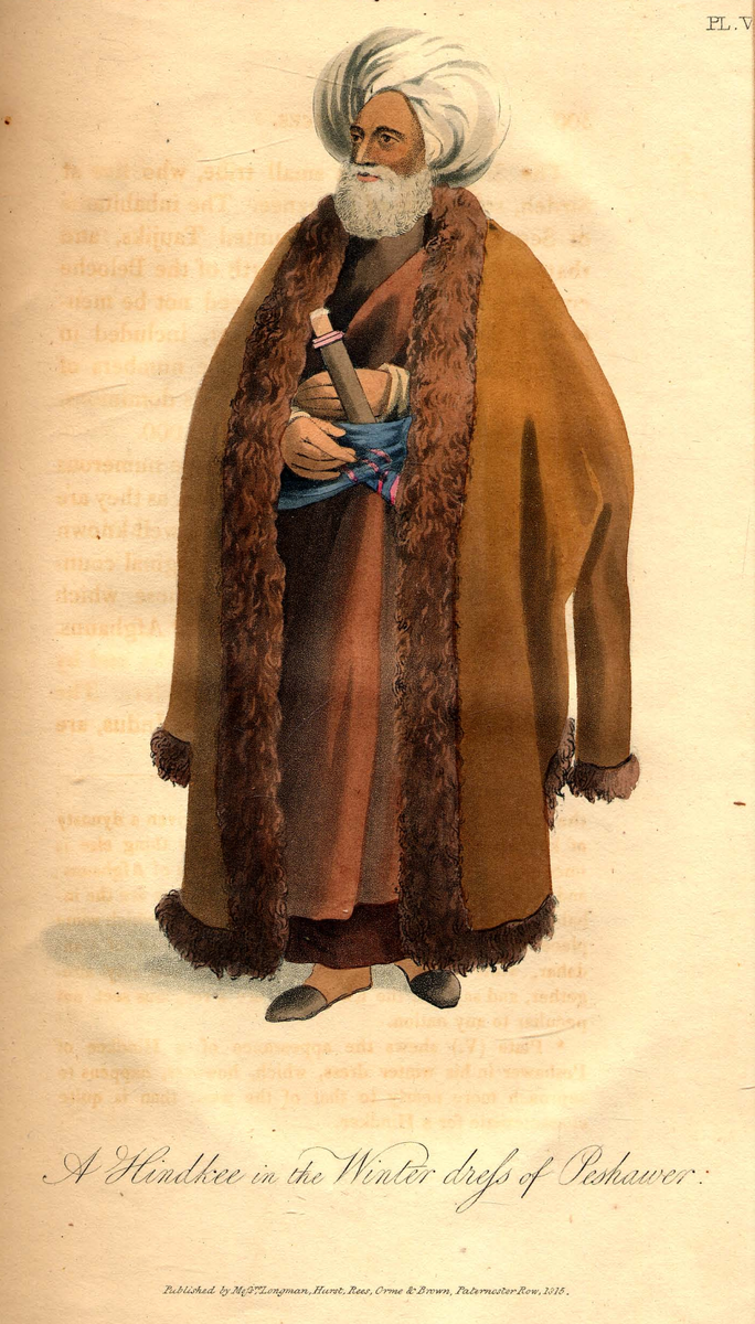 Афганец из Пешевара_Elphinstone Mountstuart. An account of the Kingdom_Vol I.