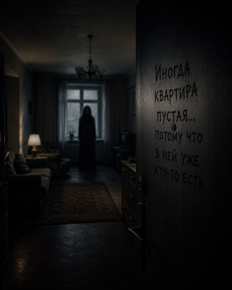 Иногда квартира пустая… потому что в ней уже кто-то есть.