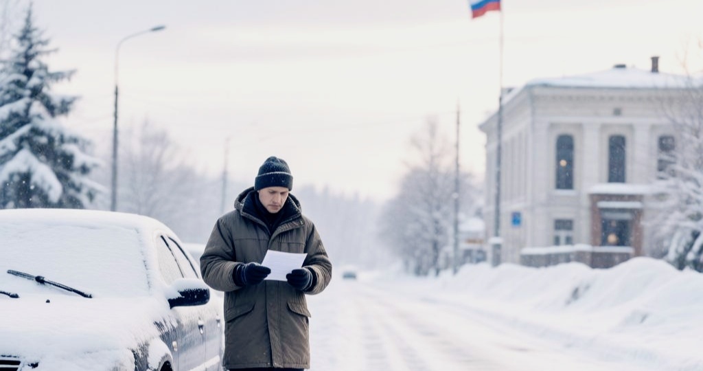 Скрытая под снегом сплошная: почему Верховный суд вернул права водителю (разбор реального дела)