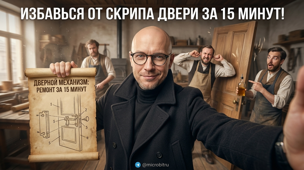    Скрипящая дверь может доставлять массу неудобств, но избавиться от него легко. as7