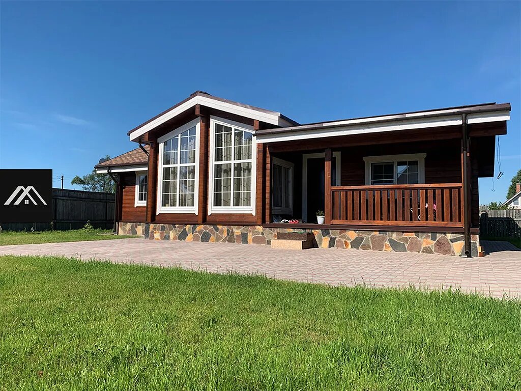 Дом из клееного бруса по проекту "Сверчково" 108 м3 | Wood Development